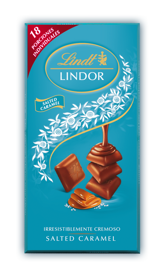 Chocolate con leche sal y caramelo Lindt 100g
