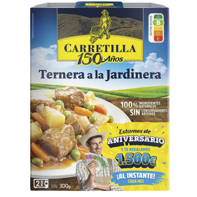 Ternera a la jardinera Carretilla 300g
