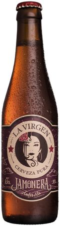 Cerveza pura La Virgen 33cl jamonera