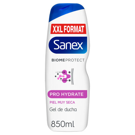Gel de ducha o baño Sanex BiomeProtect Dermo Pro Hydrate hidratante piel muy seca 850ml