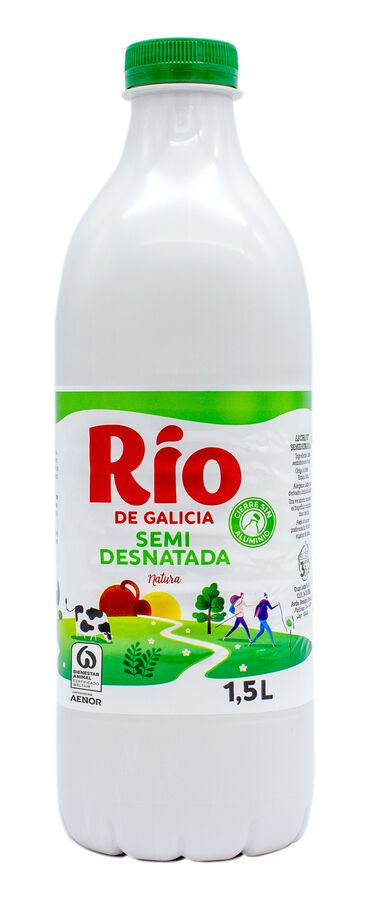 Leche Río 1,5l semidesnatada botella