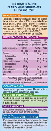 Cereales rellenos de leche Alipende 500g