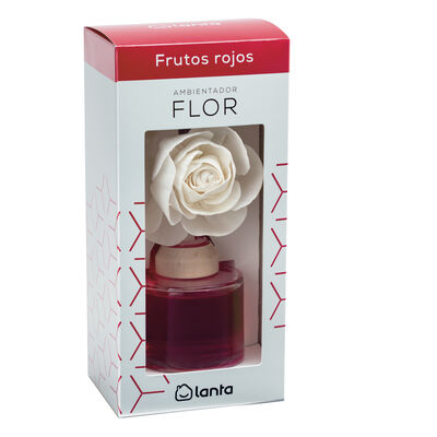 Ambientador tipo flor Lanta 90ml frutos rojos
