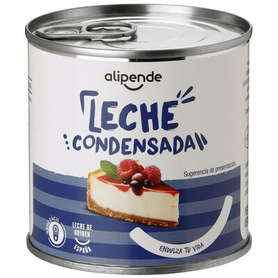 Leche condensada en lata 370g Alipende