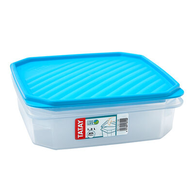 Hermético plástico Tatay 1,3l rectangular