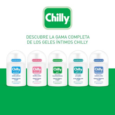 Jabon íntimo Chilly 250ml gel fórmula fresca