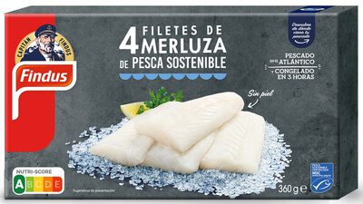Filetes de merluza Findus 360g sin piel