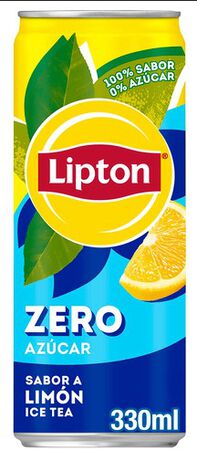 Refresco de té limón zero Lipton. 33cl