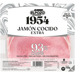 Jamón cocido duroc en lonchas edición 1954 ElPozo 150g