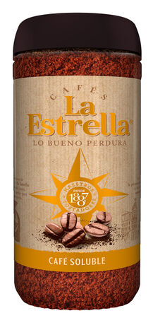 Café soluble natural La Estrella 190g
