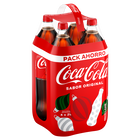 Refresco cola Coca-Cola botella 2l pack 4