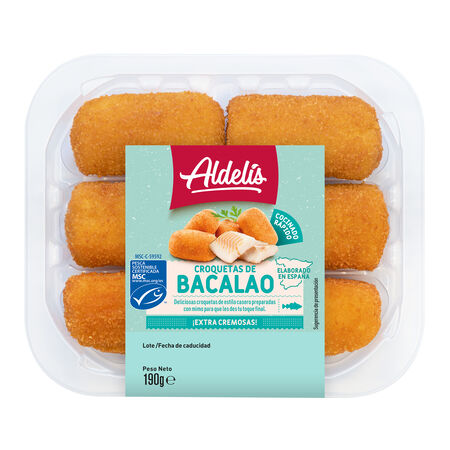 Croquetas de bacalao Aldelis 190g
