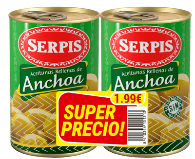 Aceituna rellena de anchoa Serpis p2
