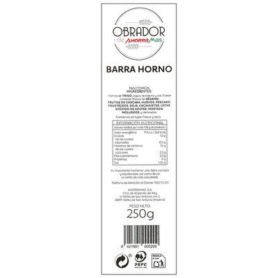 Barra horno super 250g