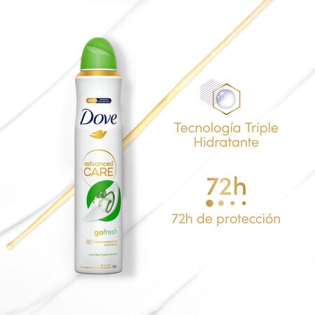 Desodorante en spray Advanced Care Dove 200ml pepino