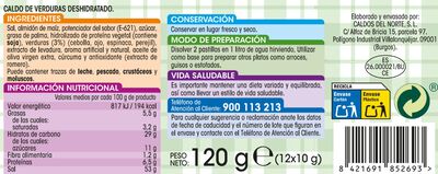 Caldo de verduras en pastillas Alipende 12 unidades