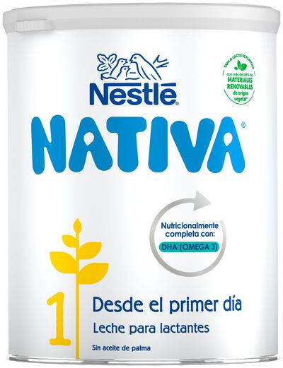 Leche infantil en polvo Nativa 1 Nestl&eacute; 800g