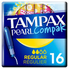 Tampón con aplicador Tampax Pearl compak 16 uds regular