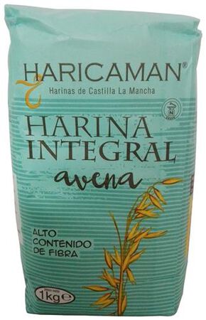 Harina de avena integral Haricaman 1kg