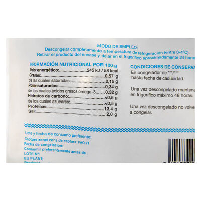 Bacalao en filetes Scanfisk 800g