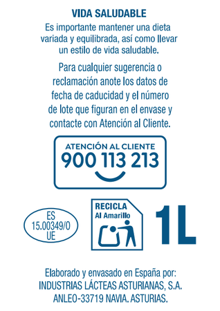 Leche entera Alipende 1L