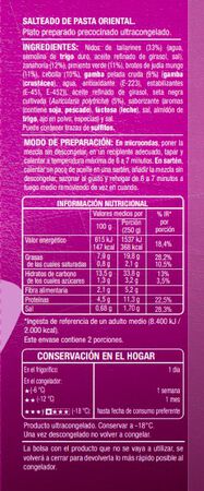 Salteado Alipende 500g pasta oriental