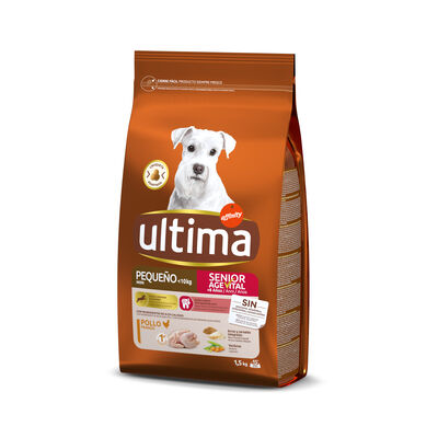 Pienso perro Ultima razas mini senior 1,5kg