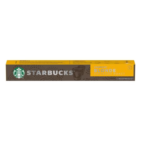 Café blonde espresso roast intensidad 6 Starbucks 10 cáps