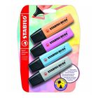 Marcador Fluorescente Stabilo Boss 4 Unidades Pastel