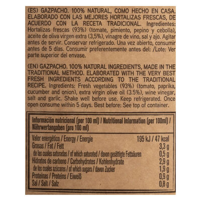 Gazpacho Don Sim&oacute;n 1l