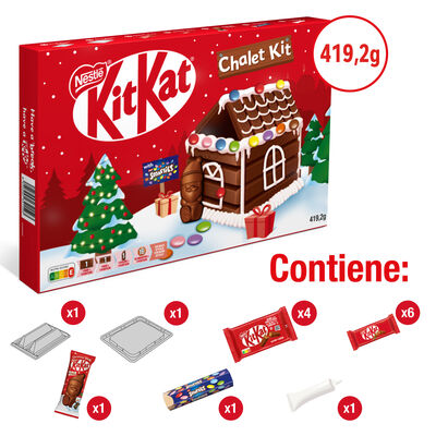 Chocolatina Kit Kat con smarties Chalet Kit 419g