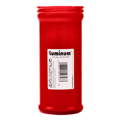 Vel&oacute;n ofrenda Luminum rojo