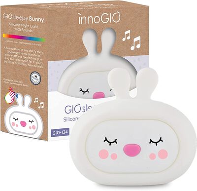 Muñeco silicona con luz Gio Sleepy Bunny