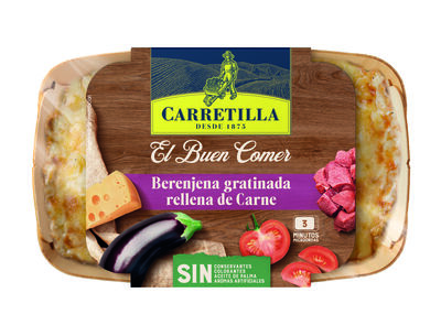 Berenjena gratinada rellena de carne El Buen Comer Carretilla 350g