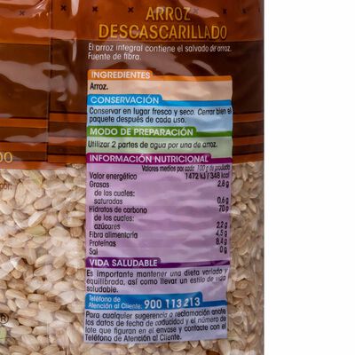 Arroz integral Alipende 1kg redondo