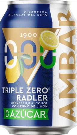 Cerveza Radler Ambar 33cl Triple Zero