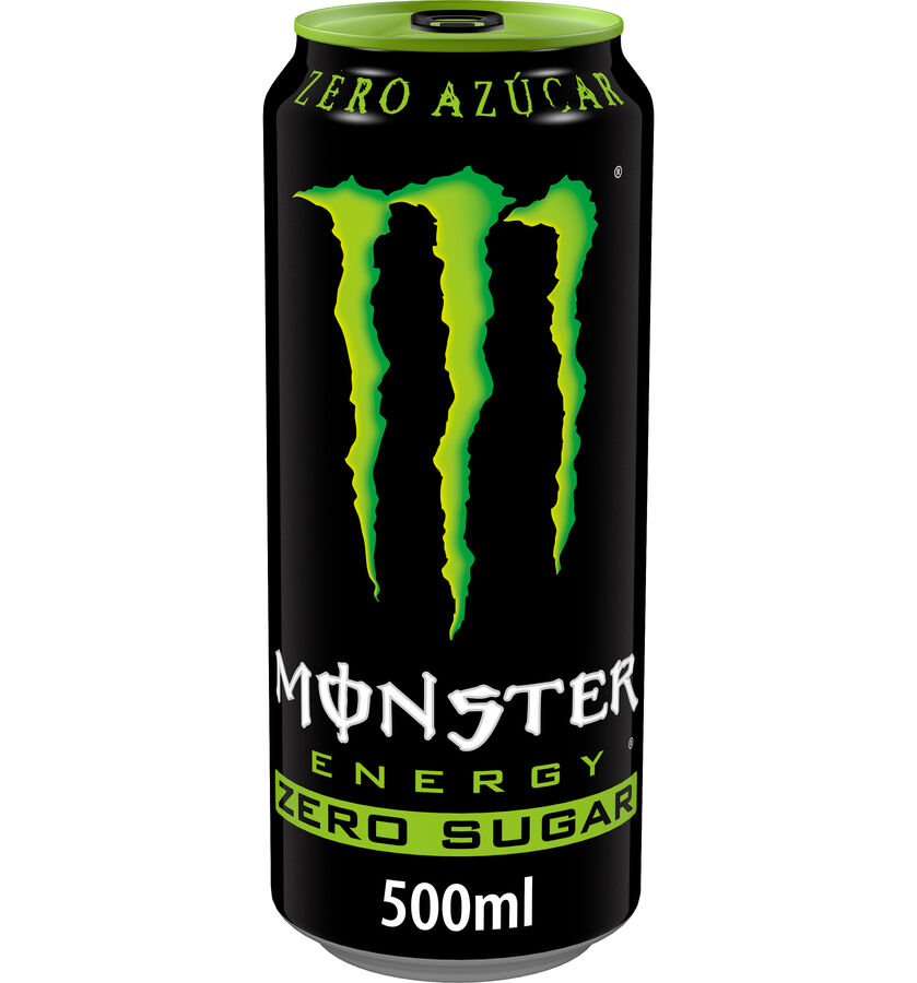 Bebida energética Zero Sugar Monster Green 50cl Lata