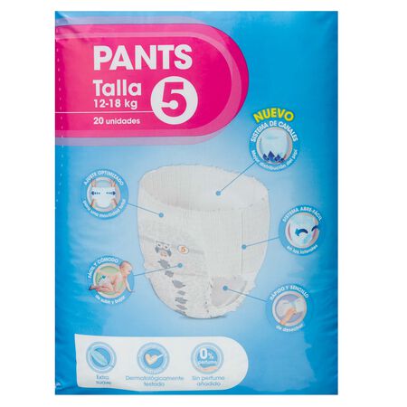 Pants infantil Bodyplus 20 uds talla 5