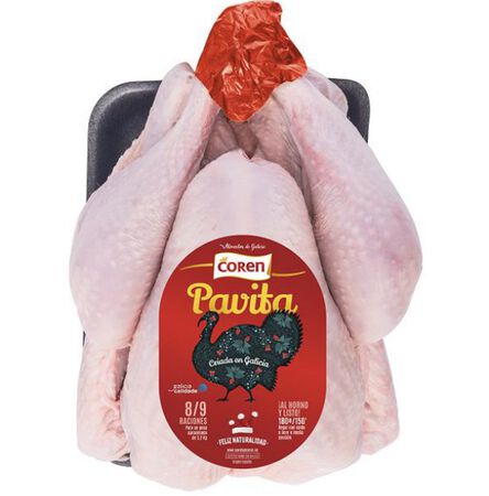 Pavita fresca bandeja 3kg