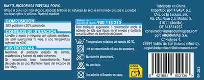 Bayeta de microfibra Lanta especial polvo