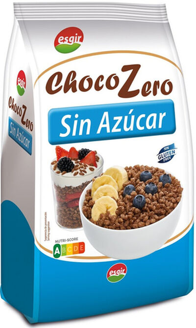 Cereales sin azúcar añadido sin gluten chocozero Esgir 300g