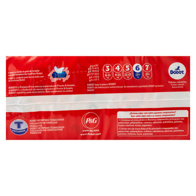 Pañales braga Dodot Pants talla 6 +15kg 27 uds