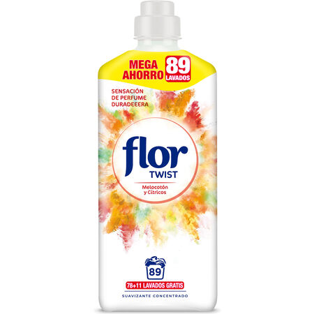 Suavizante Flor twist 89 lavados melocotón