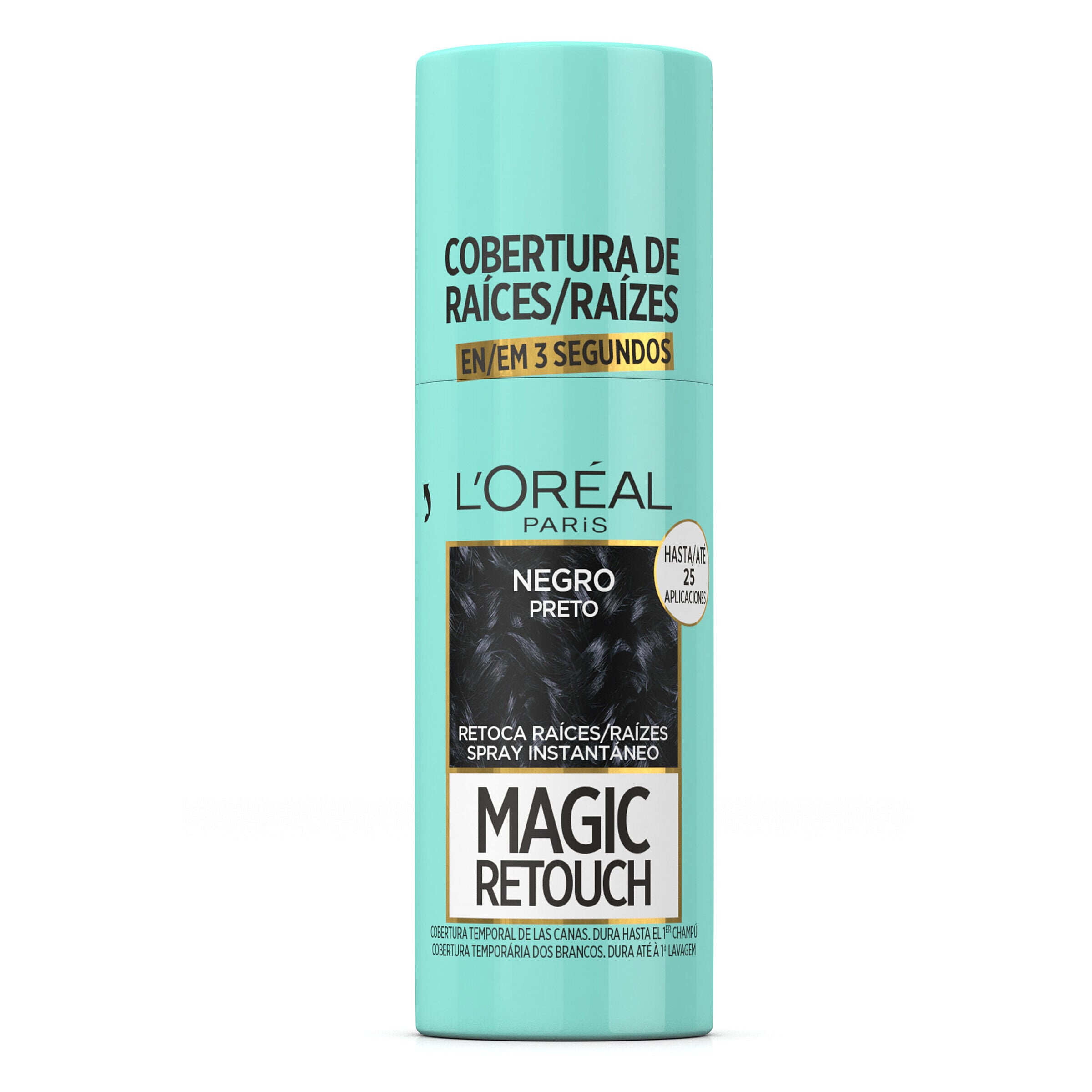 Coloración spray Magic Retouch 75 ml Negro