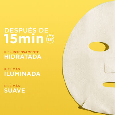 Mascarilla Facial Skin Active Garnier 28 gramos Vitamina C