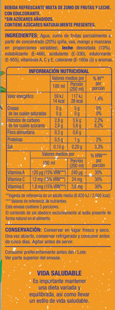 Fruta con leche tropical Alipende 1l