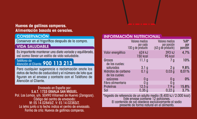 Huevos camperos Alipende 12 unidades