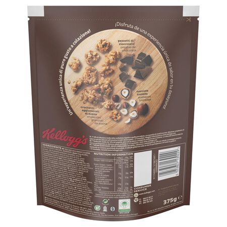 Cereales Kellogg'S 375g extra con chocolate y avellanas