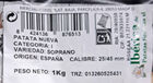 Patata blanca guarnici&oacute;n 1kg