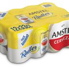Cerveza con lim&oacute;n Amstel Radler pack 12 latas
